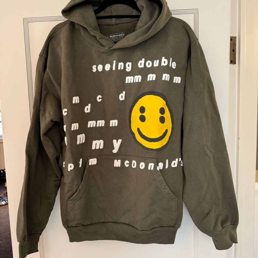 CPFM McDonald's Green Puff Paint Hoodie